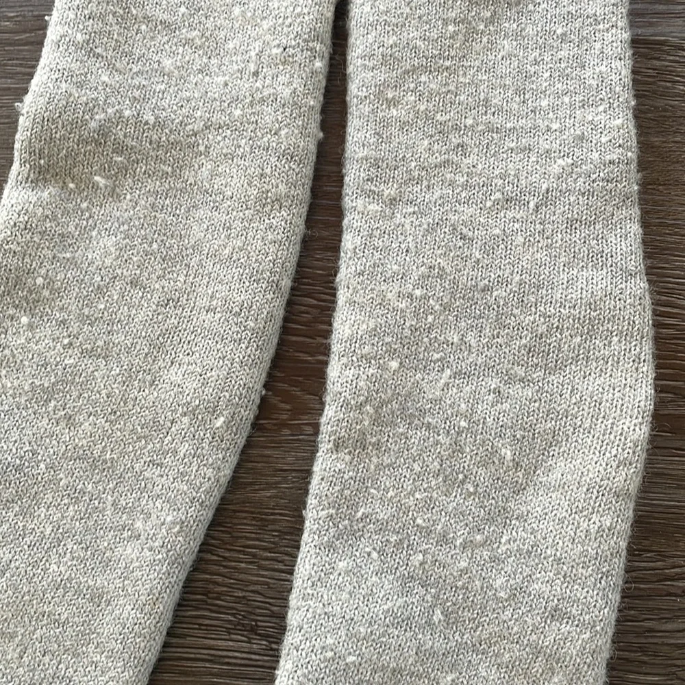 Youth Winter Socks Two Pairs Gray with Black & Red Stripe